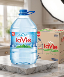 Nước khoáng thiên nhiên LaVie 6L (Thùng 4 chai)