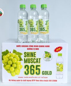 Nước Khoáng Hương Vị Nho Shine Muscat 365 Gold